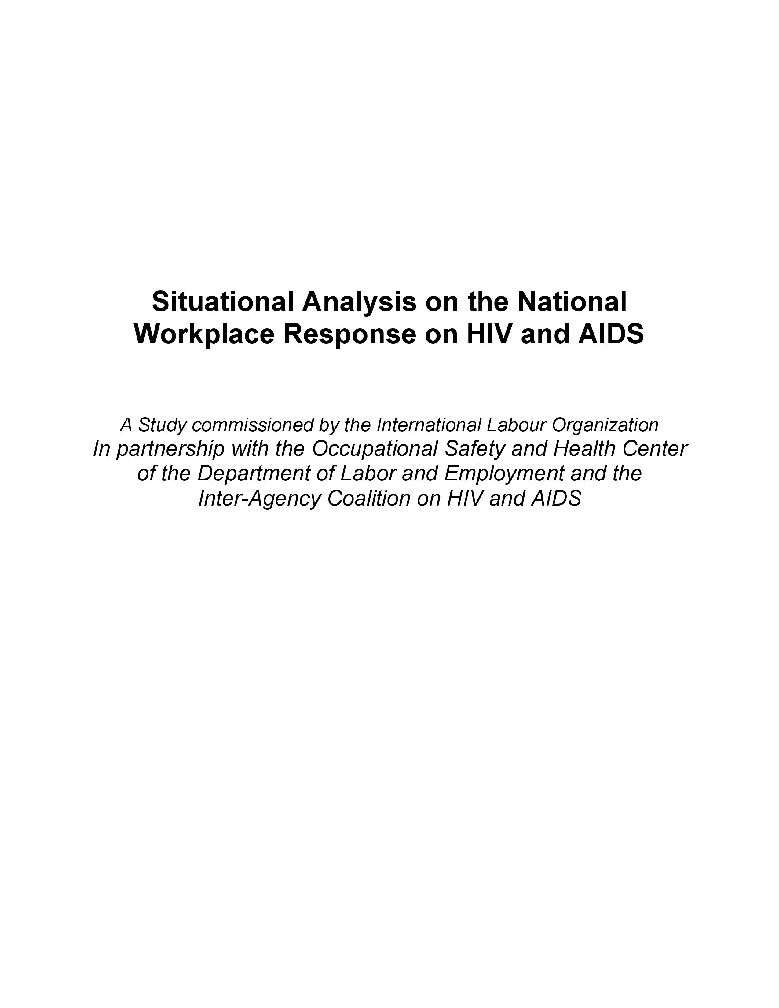 How is our HIV in the Workplace Policy? – SHIP
